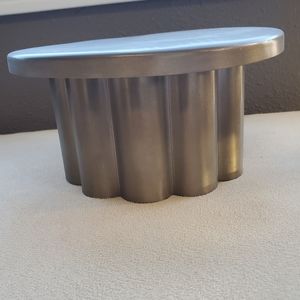 THRESHOLD Bronzed metal plant stand.